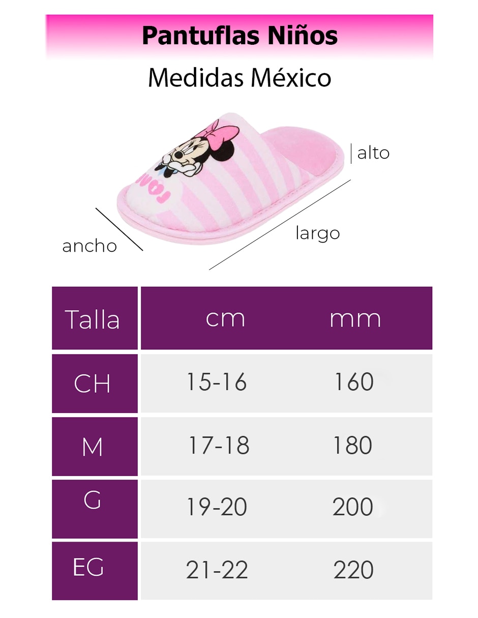 Pantufla para niña