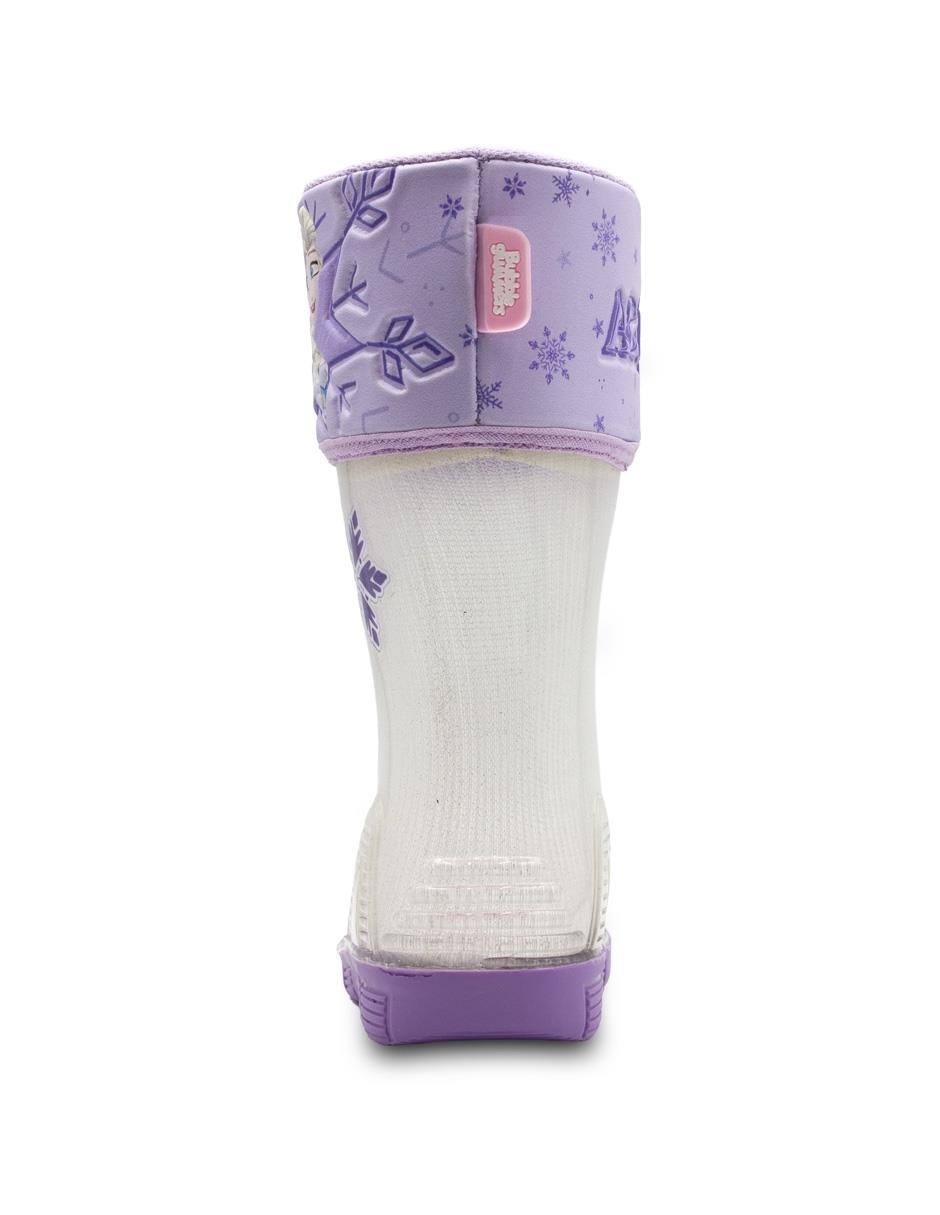 Bota de lluvia bubble gummers frozen elsa para niña