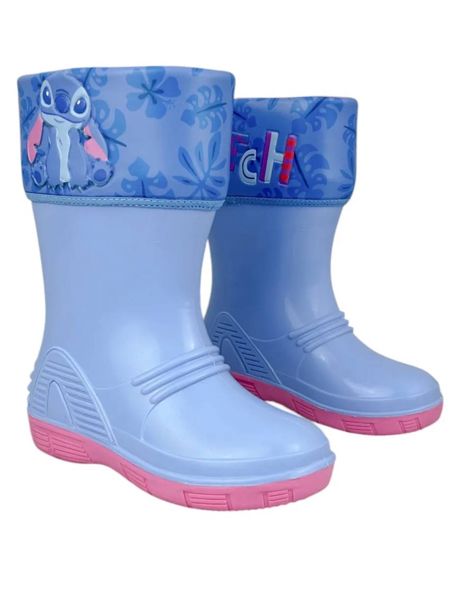 Bota de lluvia Bubble Gummers Stitch para niña