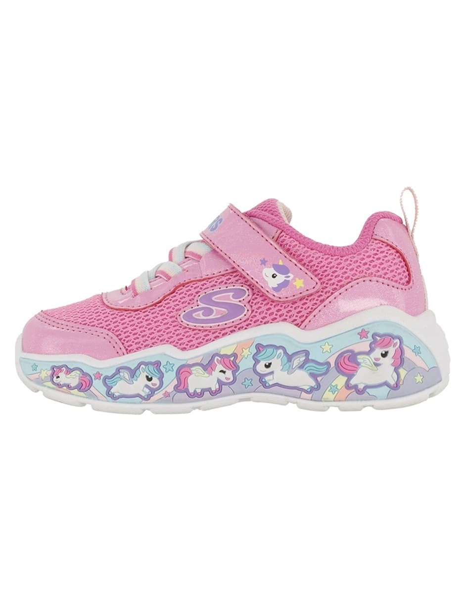 Tenis Skechers para bebé niña Play Scene