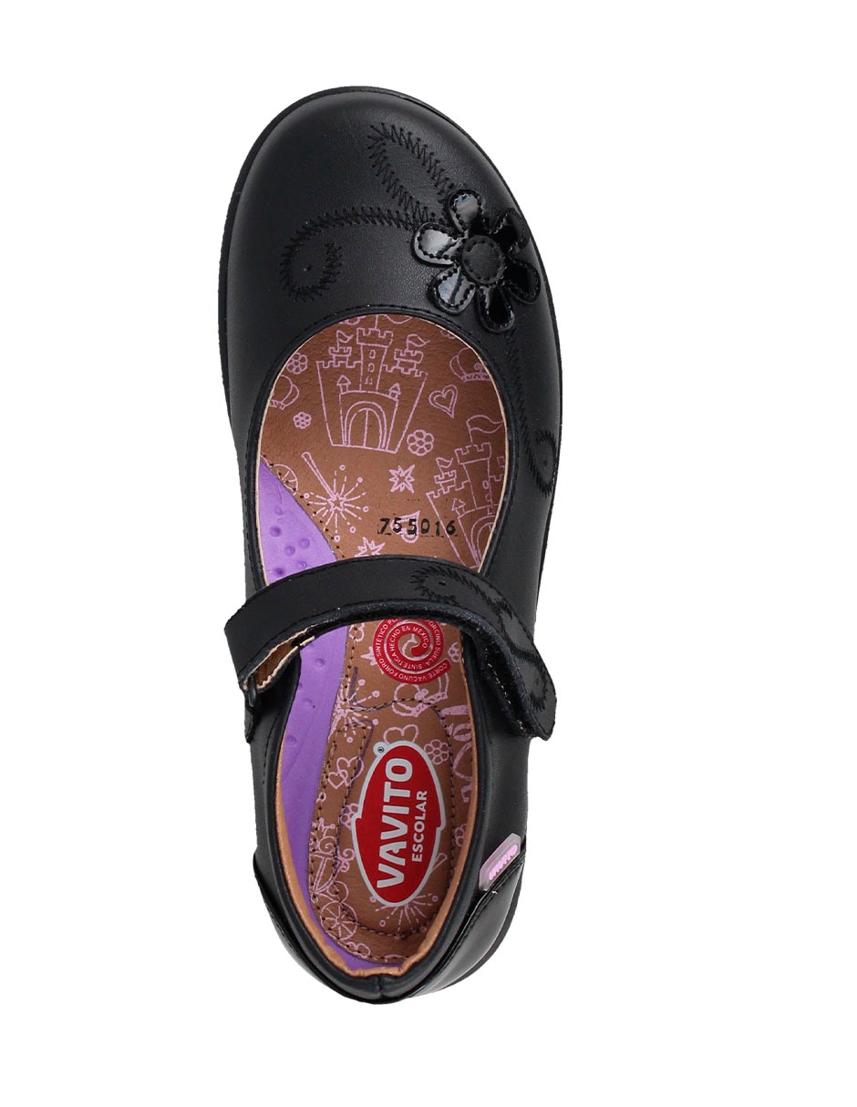 Zapato escolar de piel para niña 6