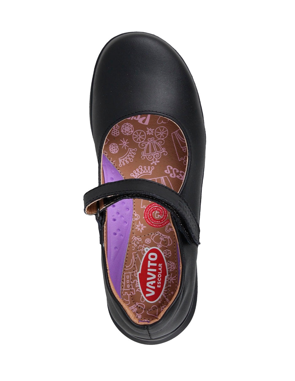 Zapato escolar de piel para niña 6